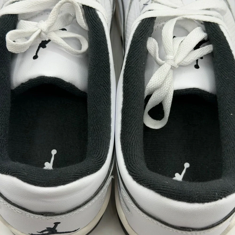 Jordan Flight Court White HF3255-100 Basketball Shoes Mens 12 New w/ Defect READ